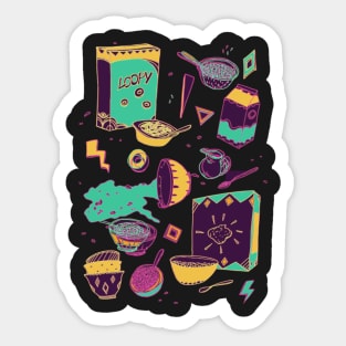 Cerealously Loopy Sticker